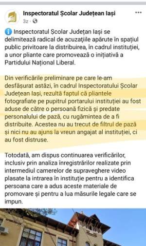 PSD Iași: Inspectoratul Școlar Județean Iași și-a pierdut total credibilitatea