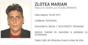 Fugarul Marian Zlotea a fost dat în urmărire
