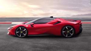 Viteza maximă: 340 km/h. Model hibrid de autoturism de lux, prezentat de Ferrari (VIDEO)