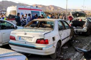 Bilanţul victimelor dublei explozii de la mormântul generalului Soleimani creşte la cel puţin 103 morţi şi 170 de răniţi