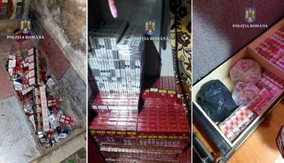 Două persoane reținute și 35.000 de pachete de țigări confiscate în urma mai multor percheziții în Botoșani