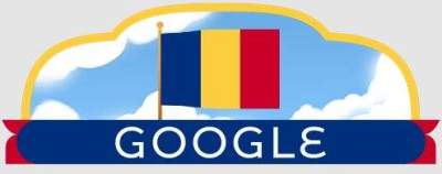 Ziua Națională a României, marcată de Google printr-un doodle special