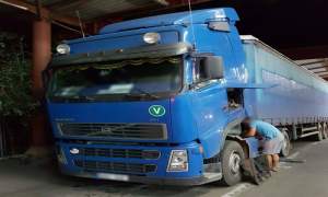 Autocamion furat în Germania, depistat de polițiștii de frontieră ieșeni