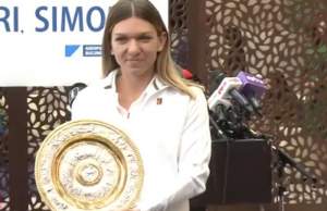 Simona Halep a sosit acasă: „O să stau câteva zile, o să mă odihnesc să mă bucur de acest trofeu”