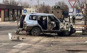 Un reprezentant al ocupaţiei ruse în Lugansk, asasinat într-un atentat cu maşină-capcană