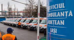 18 ambulanțe noi intră în dotarea SAJ și SMURD Iași