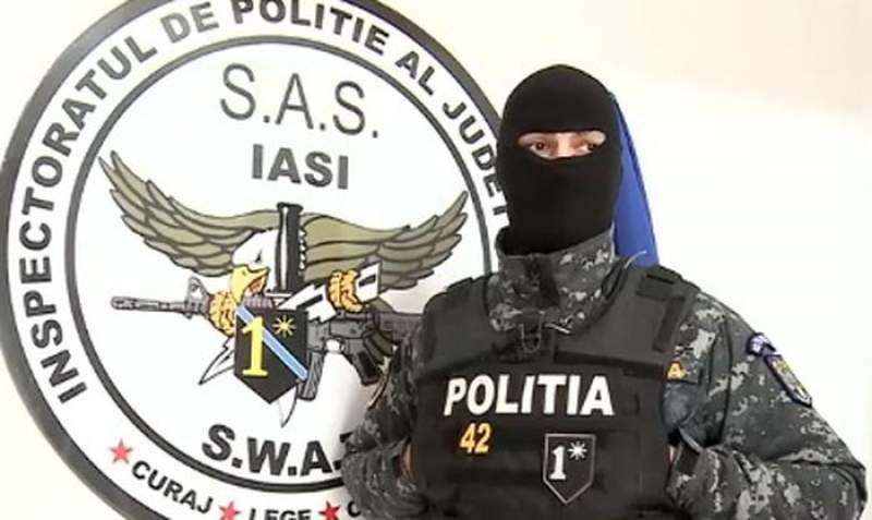 Un luptător din trupele SAS Iași, numit „Polițistul Anului”