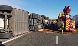 Șofer român de TIR mort într-un groaznic accident produs pe o autostradă din Franța