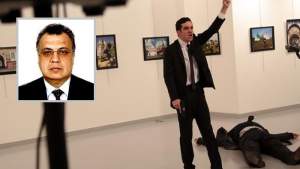 Ambasadorul rus la Ankara, împușcat mortal de un terorist. ATENȚIE, IMAGINI DRAMATICE!