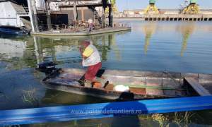 Zeci de kilograme de pește confiscat de la braconieri de către polițiștii de frontieră din zona Galați-Brăila
