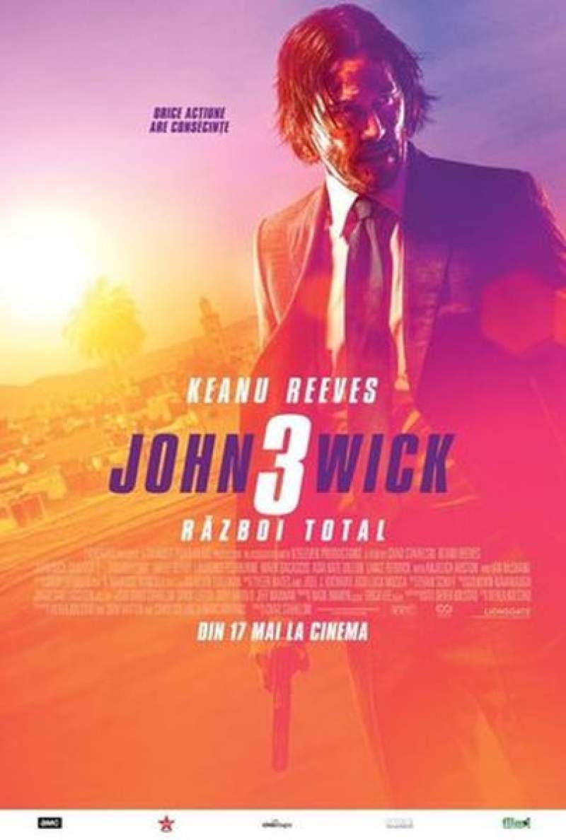 Keanu Reeves joacă rolul lui John Wick în cel mai nou film lansat la Cinema City, în Iulius Mall