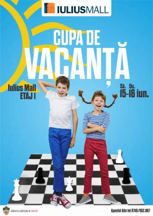 Campionat de șah pentru copii și adulți, în week-end, la Iulius Mall Iași