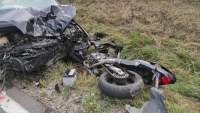 Tânăr motociclist mort în urma impactului cu un autoturism, la Costești