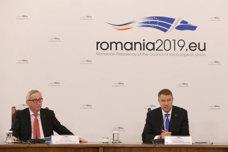 Iohannis: Statul de drept din Romania nu e negociabil. / Juncker: Nu trebuie să exportăm în Europa conflicte interne