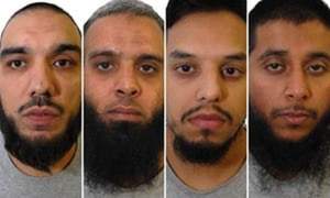 Patru „mușchetari” jihadiști, condamnați la închisoare pe viață pentru pregătirea unui atentat terorist în Marea Britanie