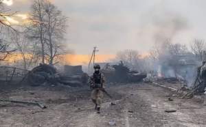 Ucraina anunță distrugerea unei „fortărețe” rusești de lângă Kiev (VIDEO)