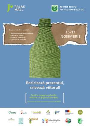 Trei zile dedicate mediului, la PALAS : ateliere și dezbateri despre ecologie și expoziții cu materiale reciclabile
