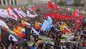Amplu protest la Moscova pentru eliberarea opozanților încarcerați