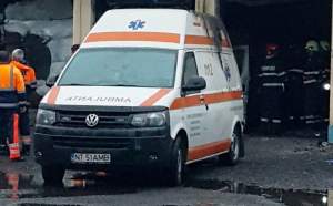 Trei ambulanțe de la Stația Târgu Neamț, afectate de un incendiu