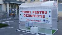 Tuneluri de decontaminare donate de Episcopia Romano-Catolică mai multor spitale din Iași