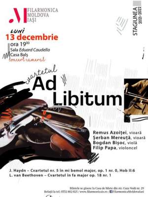 Filarmonica „Moldova” Iași – concertele lunii Decembrie
