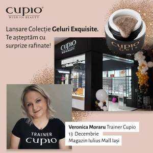 Cupio lansează gama de geluri Exquisite, în magazinul din Iulius Mall