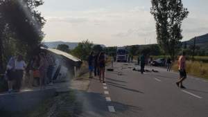 Grav accident de circulație în Cluj: a fost activat planul roșu de intervenție