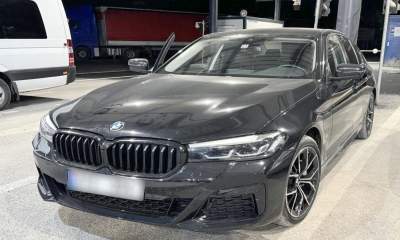 Moldovean prins la Sculeni cu un BMW furat din Belgia
