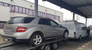 Mercedes furat din Belgia, depistat în Vama Petea: șoferul, un botoșănean, cercetat penal