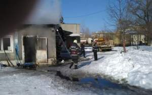 Explozie cumplită la o staţie de gaz lichefiat din Vaslui: un paznic a fost rănit