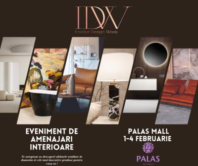 Descoperă cele mai noi tendințe și inovații în domeniul amenajărilor interioare, la prima ediție a Interior Design Week de la Palas!