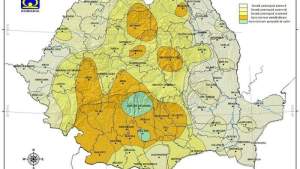 Harta secetei din România: zonele cele mai afectate de lipsa umidității