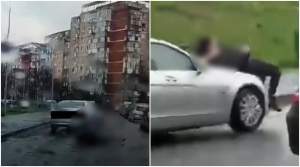 Șoferiță cercetată penal după ce a lovit cu mașina o femeie cu care se certase pentru un loc de parcare din Arad (VIDEO)
