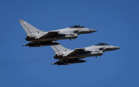 Avioanele britanice Typhoon staționate în România au participat la doborârea dronelor iraniene