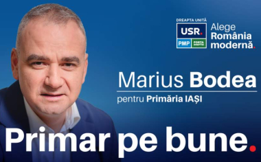 Marius Bodea (USR Iași): E suficient să vii la vot și Chirica nu mai iese! La ultimele alegeri, a fost votat de doar 1 din 10 ieșeni