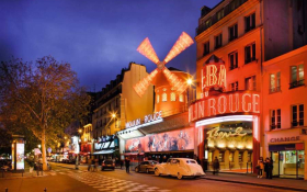Morişca de vânt care decora legendarul cabaret Moulin Rouge a căzut