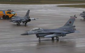 Trei aeronave F-16 ale Forţelor Aeriene Regale Olandeze vor fi aduse la baza de la Borcea