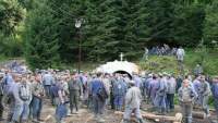 Noi proteste la mina de uraniu Crucea. 100 de mineri au refuzat să intre în subteran