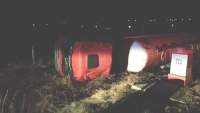 Stare de alertă la Huși: o cisternă cu 32 de tone de motorină s-a răsturnat la marginea orașului