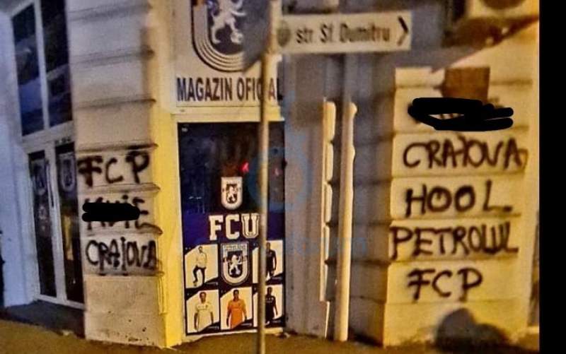 Sediul FCU Craiova a fost vandalizat de suporteri (VIDEO)