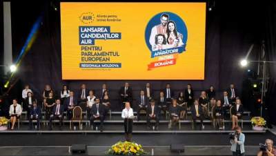 AUR și-a prezentat la Iași candidații la alegerile europarlamentare
