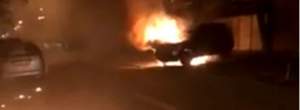 Galaţi: Incendiu la un service auto – o maşină a ars şi două persoane au fost rănite