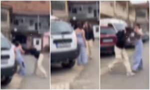 Două adolescente din Caransebeş s-au luat la bătaie pe stradă. Scenele șocante, filmate şi postate în mediul online (VIDEO)