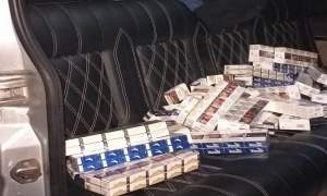 Microbuze burdușite cu țigări de contrabandă, depistate în Botoșani