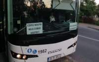 Șoferul CTP Iași care a lipit afişe antivaccinare pe autobuz a fost concediat