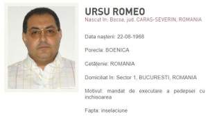 Romeo Ursu, zis „Boenică”, condamnat în două dosare penale, depistat și încarcerat de polițiștii bucureșteni