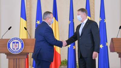 Klaus Iohannis: Îl desemnez pe Nicolae Ciucă pentru a forma o echipă guvernamentală