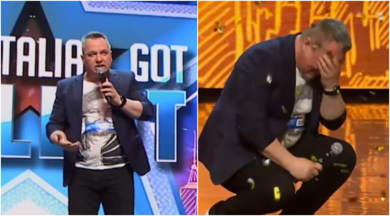 Un român primește „Golden Buzzer” la Italia’s Got Talent. Numărul său de stand-up i-a încântat pe jurați (VIDEO)