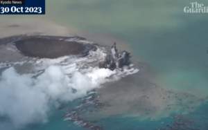 Cea mai nouă insulă din lume s-a format în largul Japoniei, după erupția unui vulcan submarin (VIDEO)