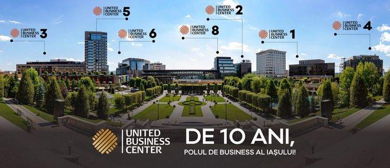 10 ani de United Business Center Iași. Polul de business dezvoltat de IULIUS, accelerator de afaceri pentru regiunea Moldovei